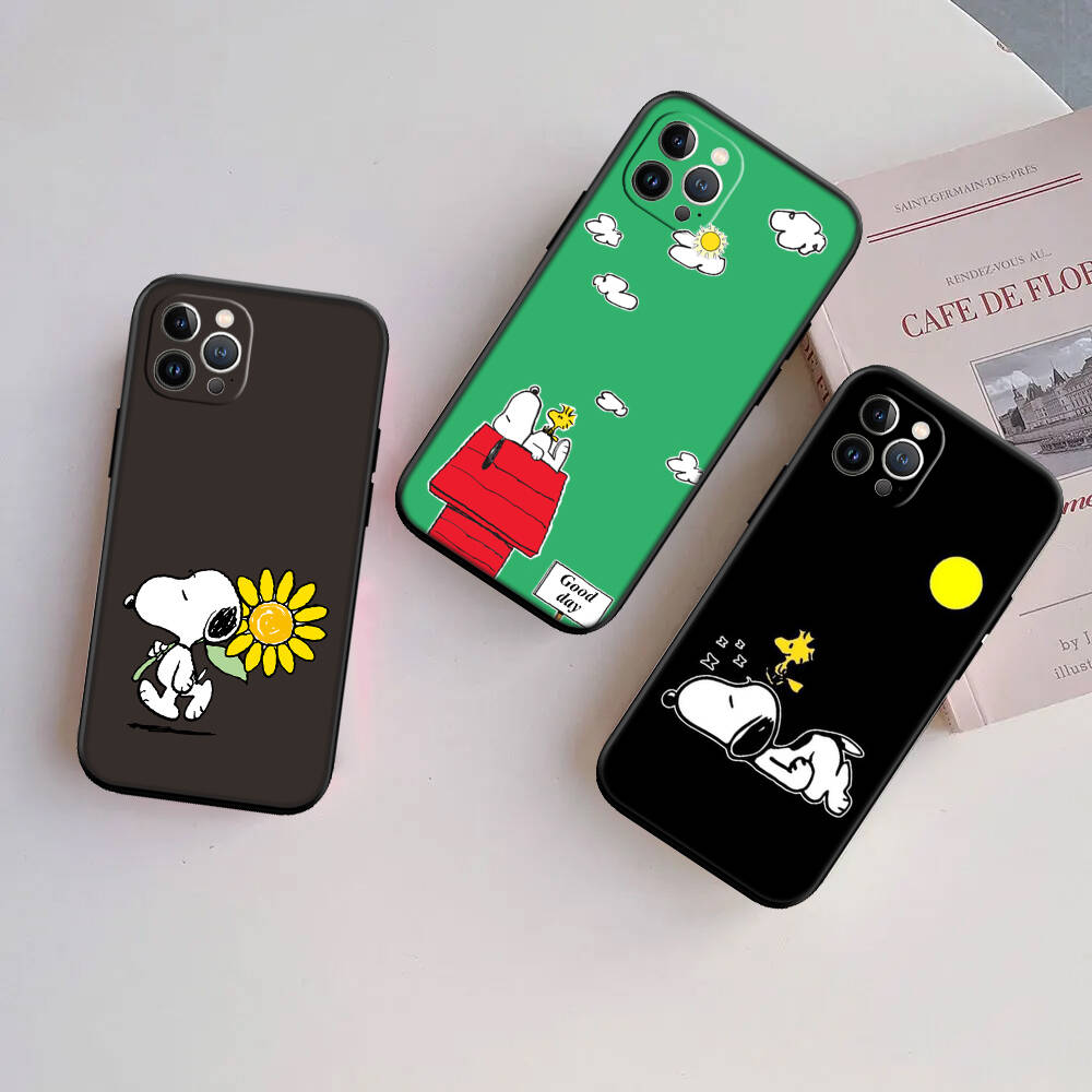 Charlie Snoopy Case for Samsung A06 A35 A25 A24 A15 A05S A05 M55 M35 M15 A02 A12 A13 A10 A16 A20 A30 A22 A31 A32 A33 A42 A50