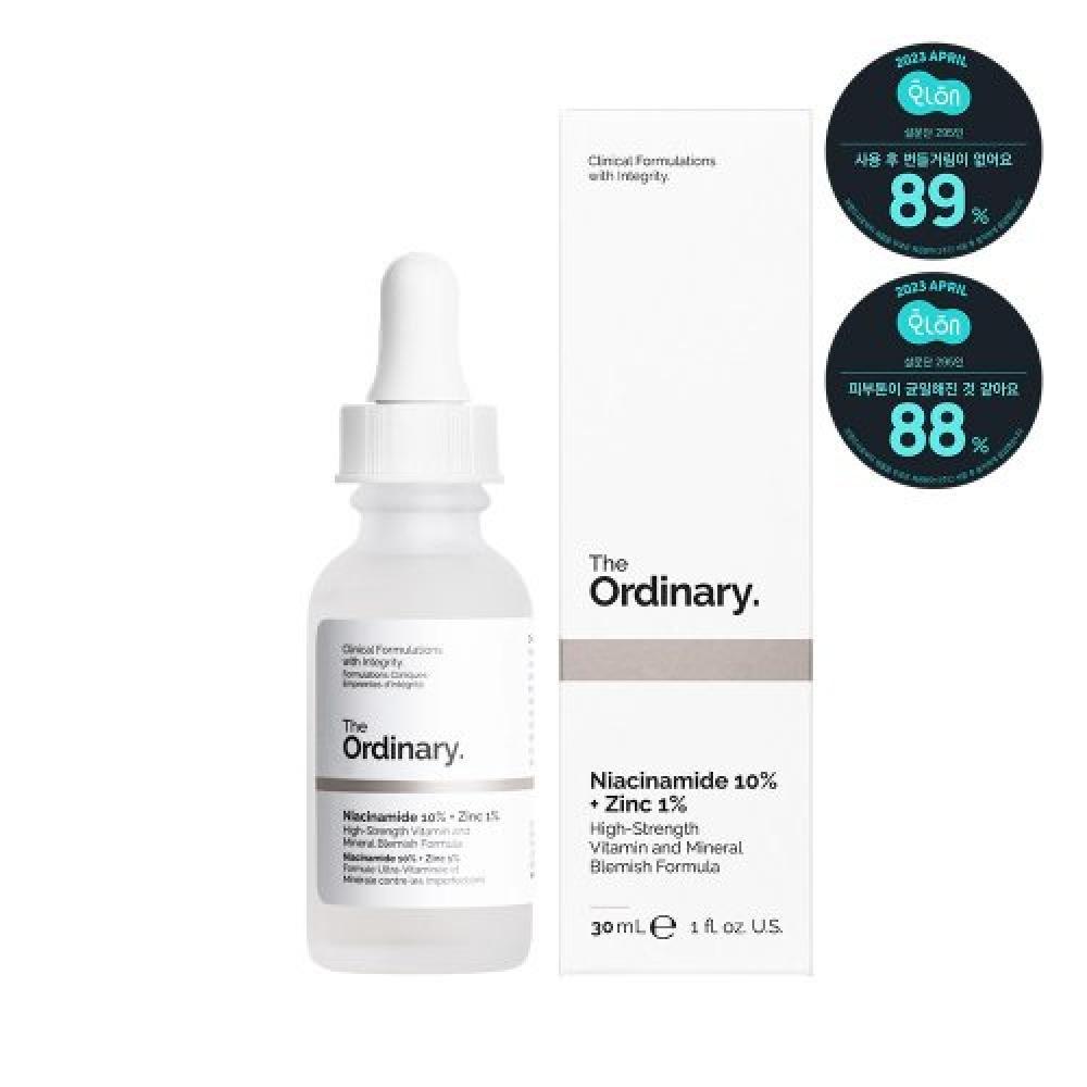 The Ordinary Niacinamide 10  + Zinc 1  30ml 001 niacinamide 10% + zinc 1% 30ml