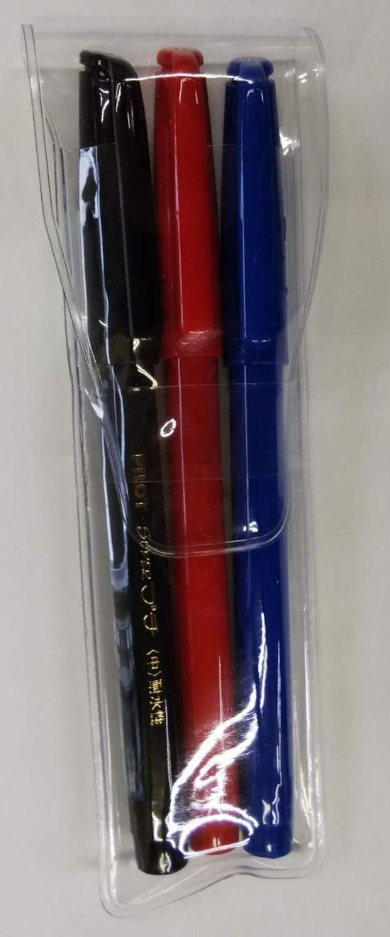 

Ручка Pilot Signature Pen Super Petite Medium Point Cap Type, набор из 3 штук в 3 цветах: черный/красный/синий SEG-10M-B/R/L
