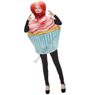 Q1FD Funny Fancy Dress Outfit Funny Cake Pizza Bread Hamburger Costume For Men Women Festival Gathering Cosplay Parties