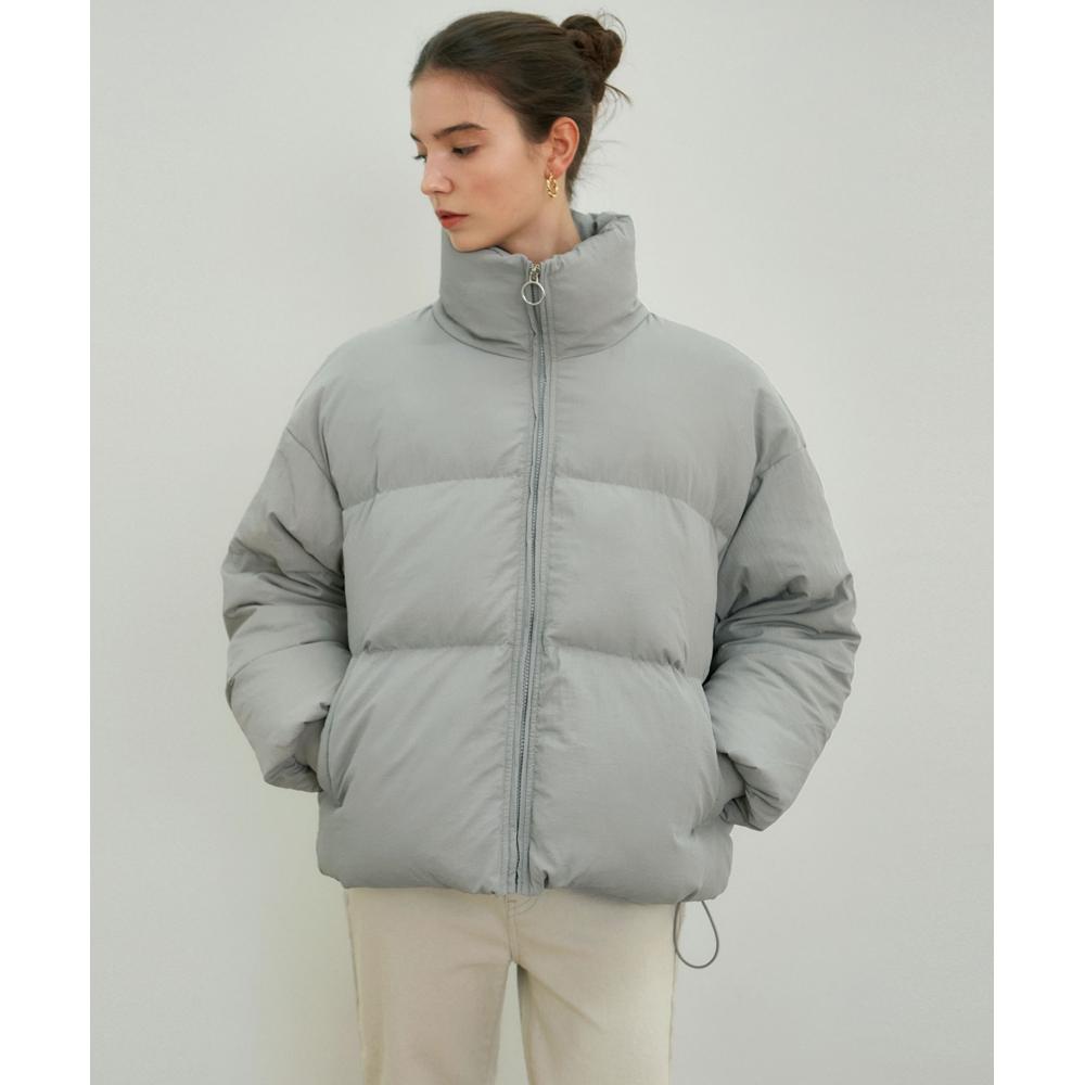 

NICKNICOLE Минимальный пух с короткой подкладкойСветло-серый