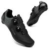 Men Women Cycling Shoes Road Mountain Bike Clipless Flat Pedal Lightweight Durable Rubber Sole