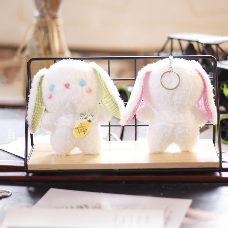 Adorable Plush Fruit Bunny Keychain With Soft Short Plush And Pp Cotton Perfect Gift