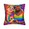 John Pork Halloween Brainrot Meme Pillowcases  Kawaii Pillow Case For Sofa Car Home Decor Soft Pillow Cover