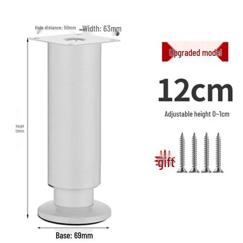 Adjustable Stainless Steel Furniture Support Legs: Cabinet, Sofa, TV Stand, Coffee Table, Bed