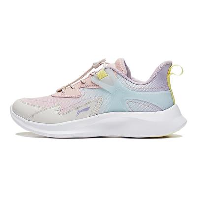 Li Ning Kinder Ling Yue 3.0 V3 Bequeme Vielseitige Stoßdämpfende Freizeitschuhe Kinder Freizeitschuhe Rosa YKCT162-4