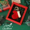 Children Gift Christmas Key Chain Women Key Buckle Korean Style Key Ring Handmade Crochet Pendant