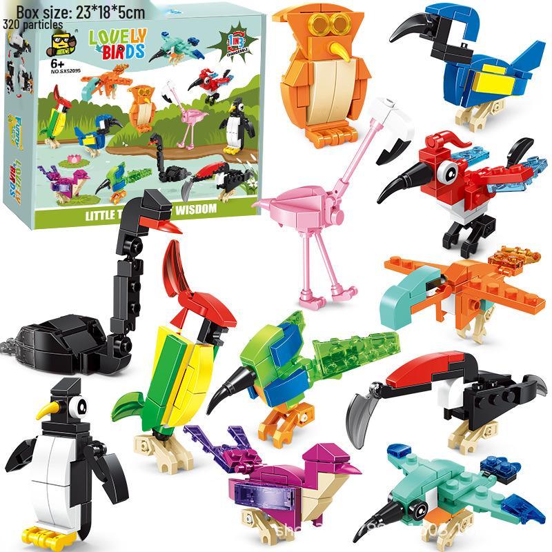 

Interlocking Building Block Puzzle Set for Kids - Multi-Shape & Boxed