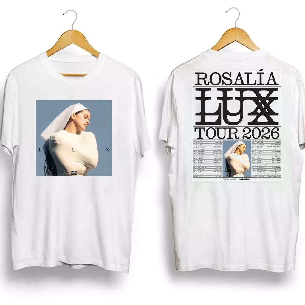 Rosalia LUX Tour 2026 Europa e Regno Unito e Nord America Maglietta S-5XL