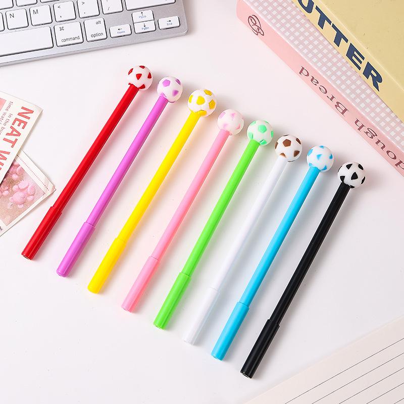 Cartoon Football Ballpoint Pen - Multi-color Press-type for Students and Journaling