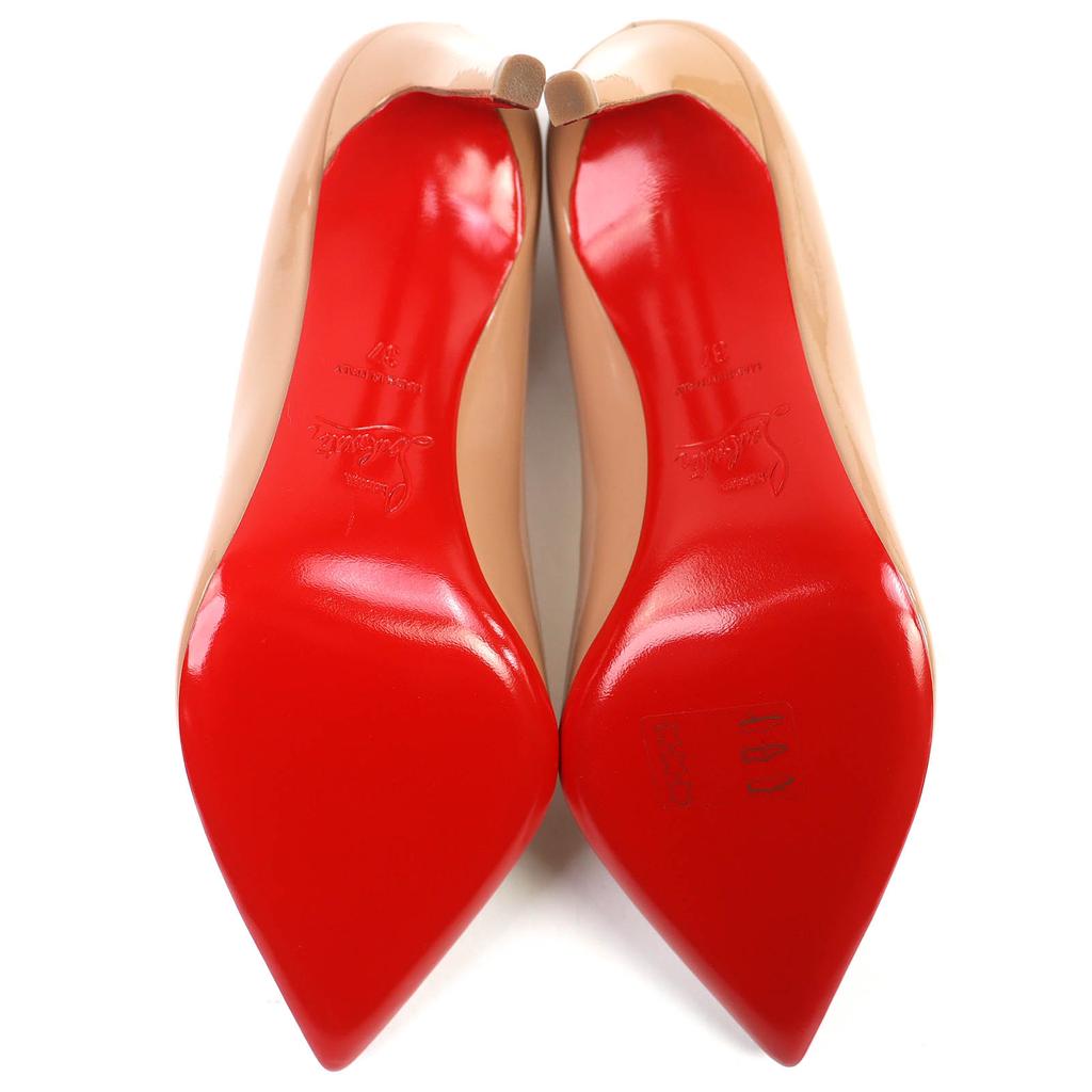 Pristine Christian Louboutin Pumps Pigalle Pointed Toe Patent Leather 37 1100382 Used