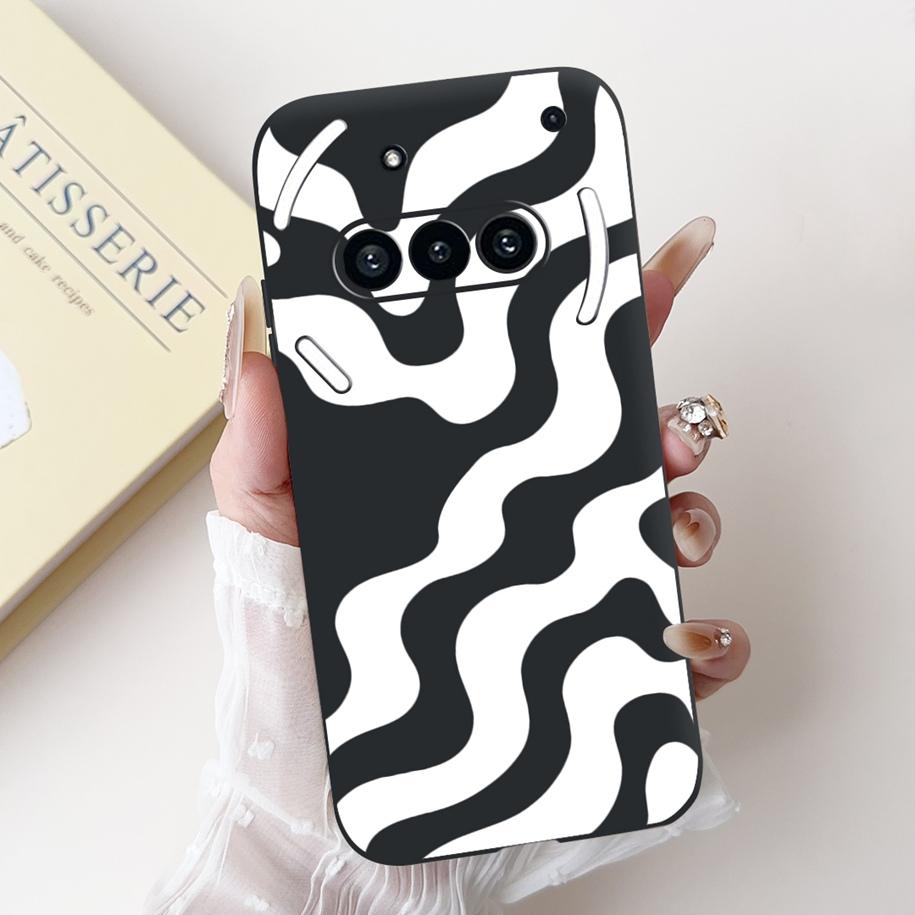 Para Funda Nothing Phone 3A A059 Lindo Dibujo Animado Panda Astronauta Silicona Suave Negro Mate Cubierta Para Nothing Phone3a Pro A059P Fundas