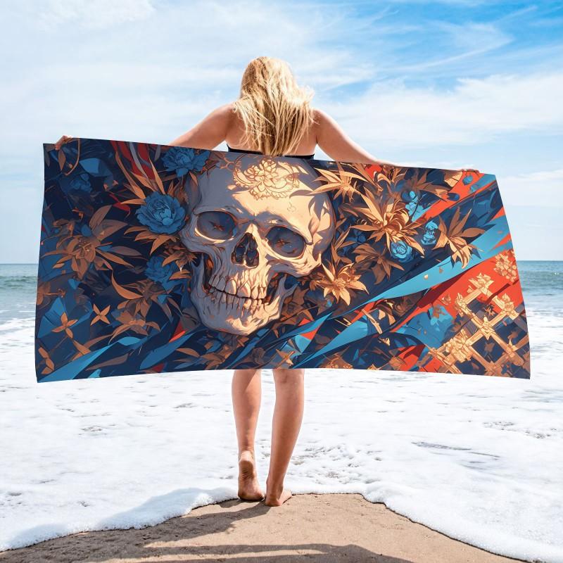 Ultra Absorbent Microfiber Beach Towel Quick Dry Printed Large Bath 90x180cm