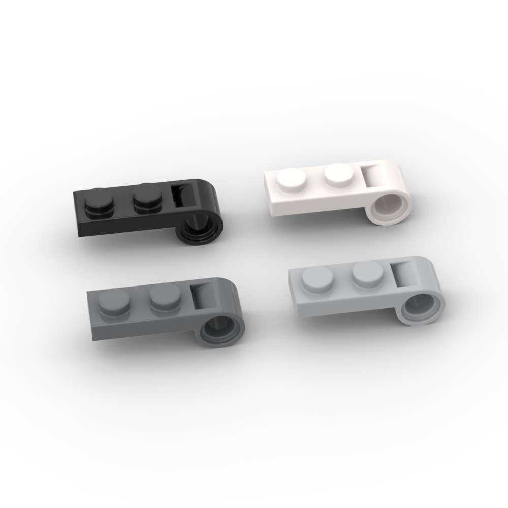 

MY OWN CREATION 10PCS 3172 Modified 1x2 Including Pin Hole On End Building Blocks Kit Plate Board Blocks Particle DO-IT-YOURSELF Playthings Children