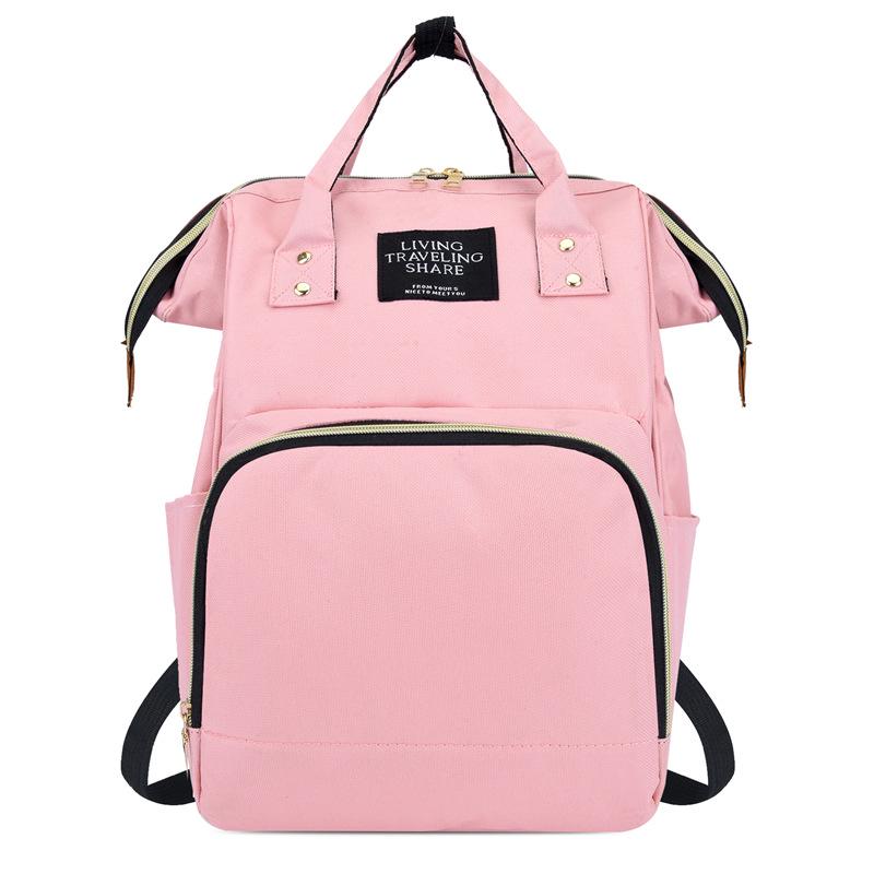 Large Capacity Splash-proof Mummy Bag: Fashionable Multi-Purpose Travel and Baby Bag
