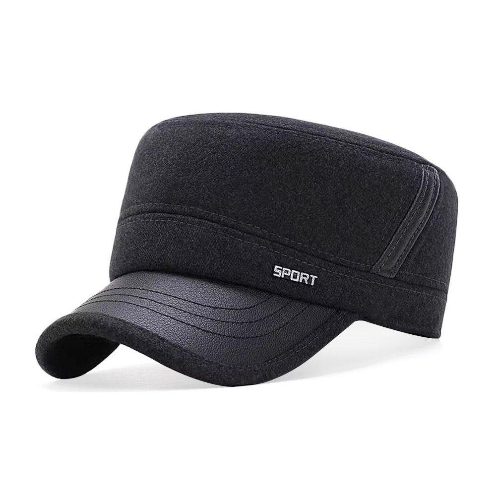Outdoor Ear Protection Winter Hat Warm Thick Baseball Cap Windproof Casual Earmuffs Hat for Men