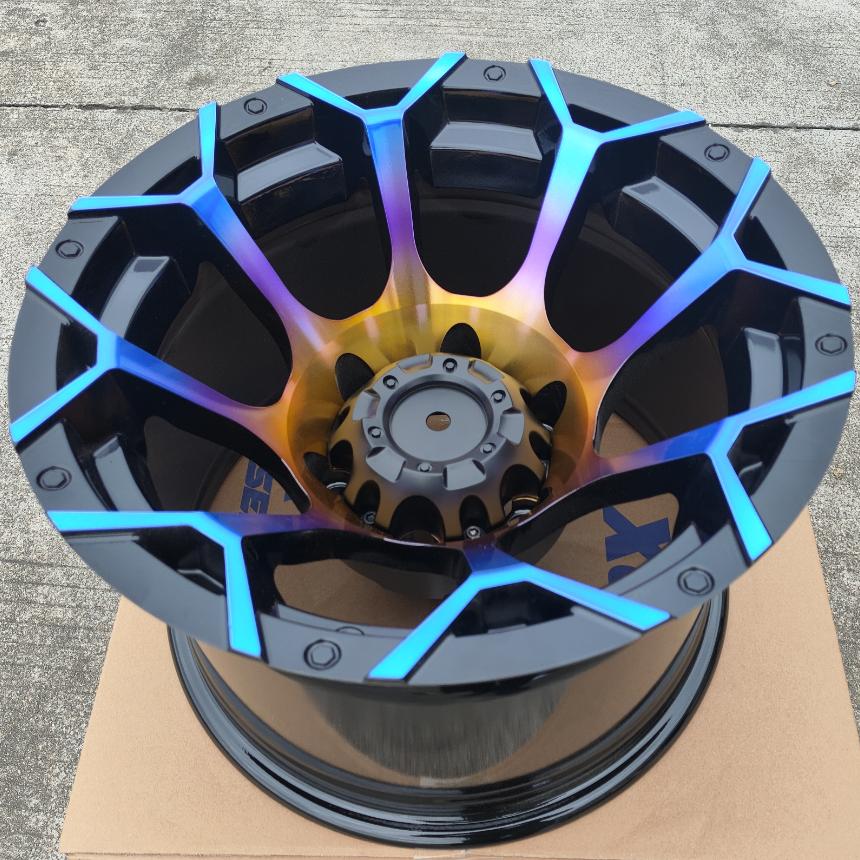 Hot Selling Custom 15 Inch Cast Wheels Pcd 6-139.7mm 5-114.3 Mm 5-139.7mm ET-44 Passenger Car Wheels Multi Spoke New Product