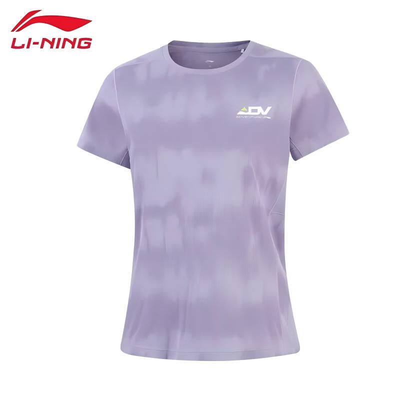 LI-NING 2026 Fashion Women s Short Sleeve T-Shirt ATSW580 L