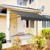 Manual Retractable Shop Door Face Sunshade Canopy No Drilling Required Balcony Curtain Hand Cranked Outdoor Shelter Tent