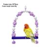 Macaron Rainbow Bird Climbing Pole & Stand Toy for Parrots and Budgies