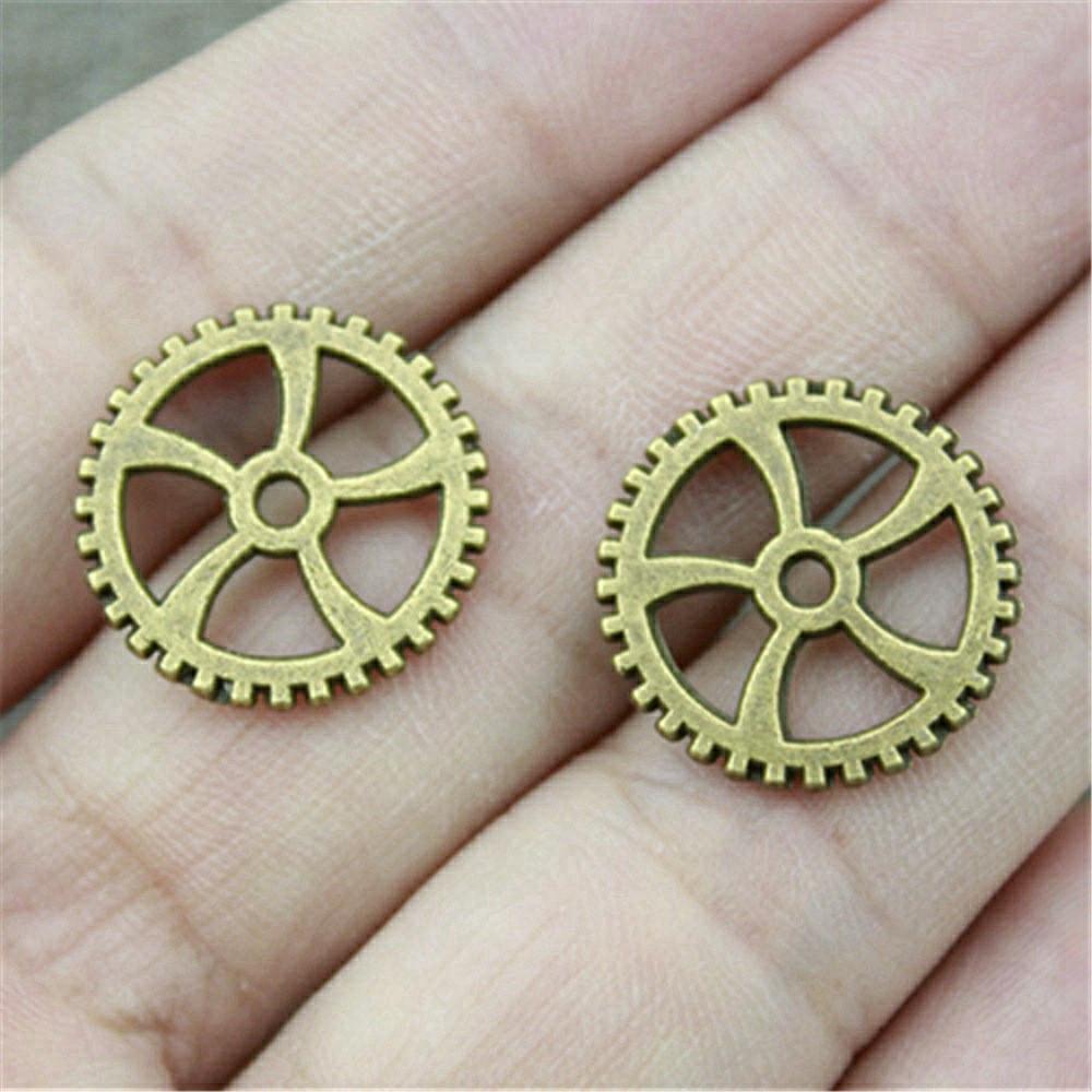 Charms Zahnrad Steampunk Cyberpunk Anhänger Vintage Schmuckzubehör QC060