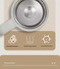 316 Stainless Steel Office Thermos Mug with Handle for Tea Separation, Suitable for Men and Women