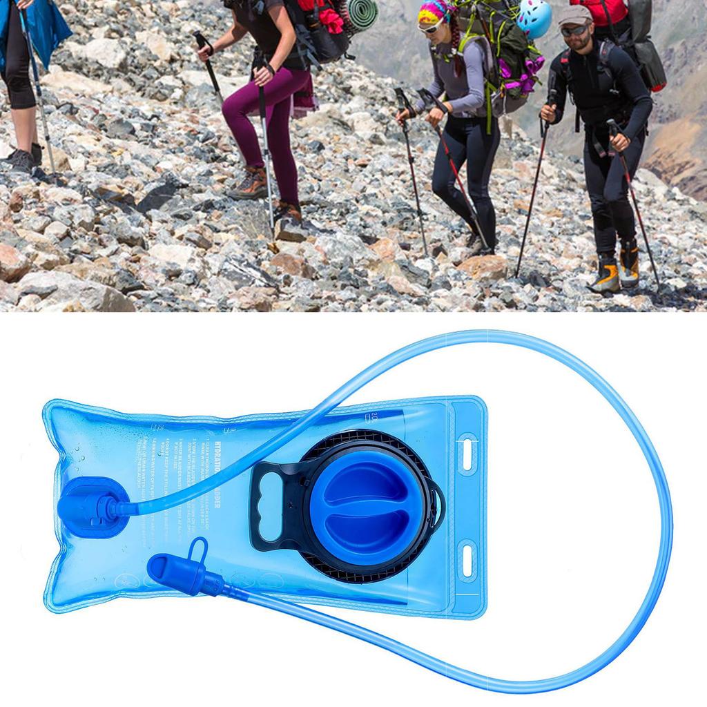 2L Hydration Bladder Foldable Heavy Caliber Leak Proof Water Storage Bladder Bag for Outdoor Hiking Camping Running