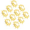 10pcs CalF weaning Nose Rings Plastic Weaning Spiked Ring Preventing Suckling