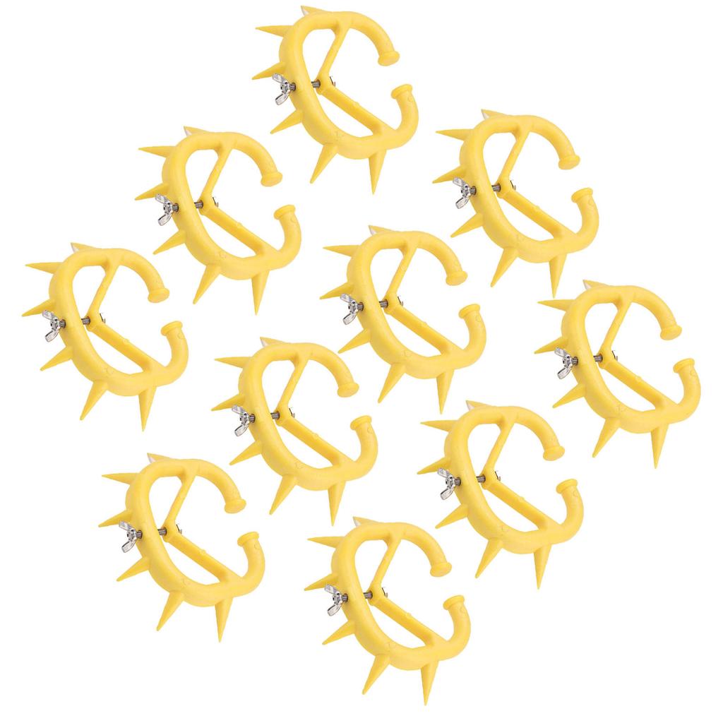10pcs CalF weaning Nose Rings Plastic Weaning Spiked Ring Preventing Suckling