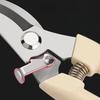 Pruning Shears Stainless Steel Garden Clippers for Bonsai Flower Arrangement Grafting Heavy Duty Hand Pruner with Comfort Grip