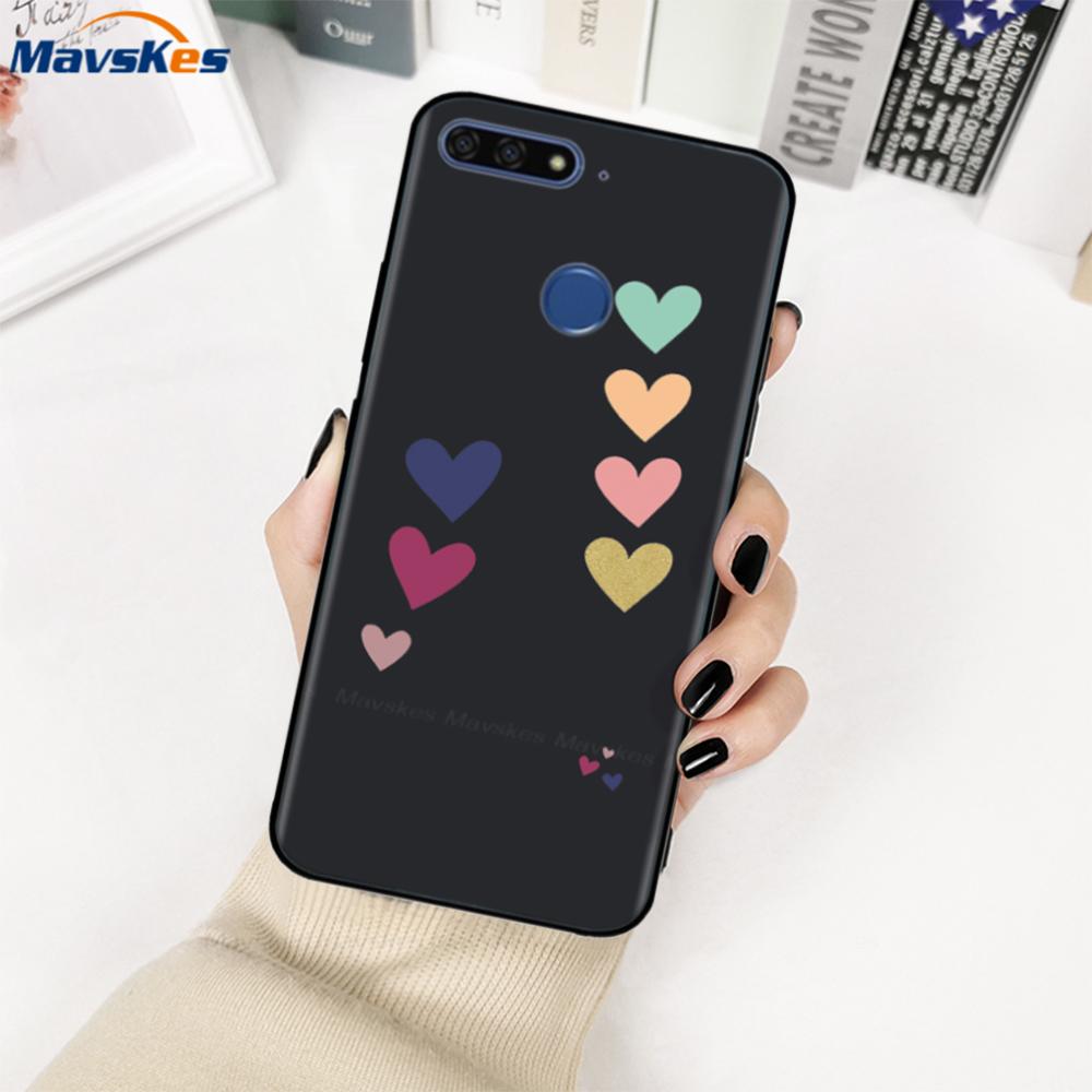 Honor 7A Pro Case Silicone Case For Huawei Y6 Prime 2018 Cover Soft TPU Mobile Phone Bags For Huawei Honor 7C RU 5.7inch Fundas