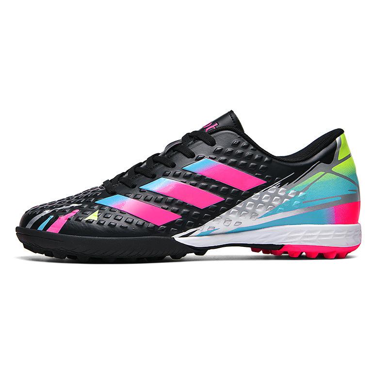 Cheap Youth Leather Feet Men's and Women's Low-top Children's Broken Nails Training Students Spikes Artificial Turf Football Shoes