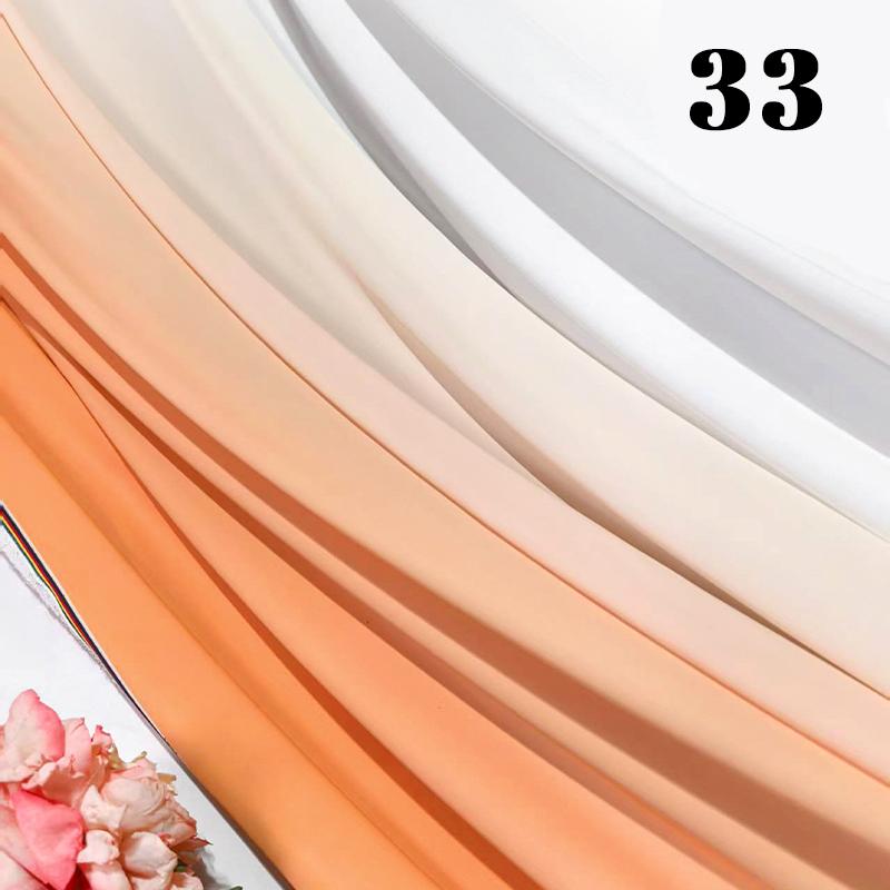 100x150cm Gradient Rainbow Fabric Ancient Style Sewing Hanfu Dress Stage DIY Costume Hanfu Silky Dress Stage Garment