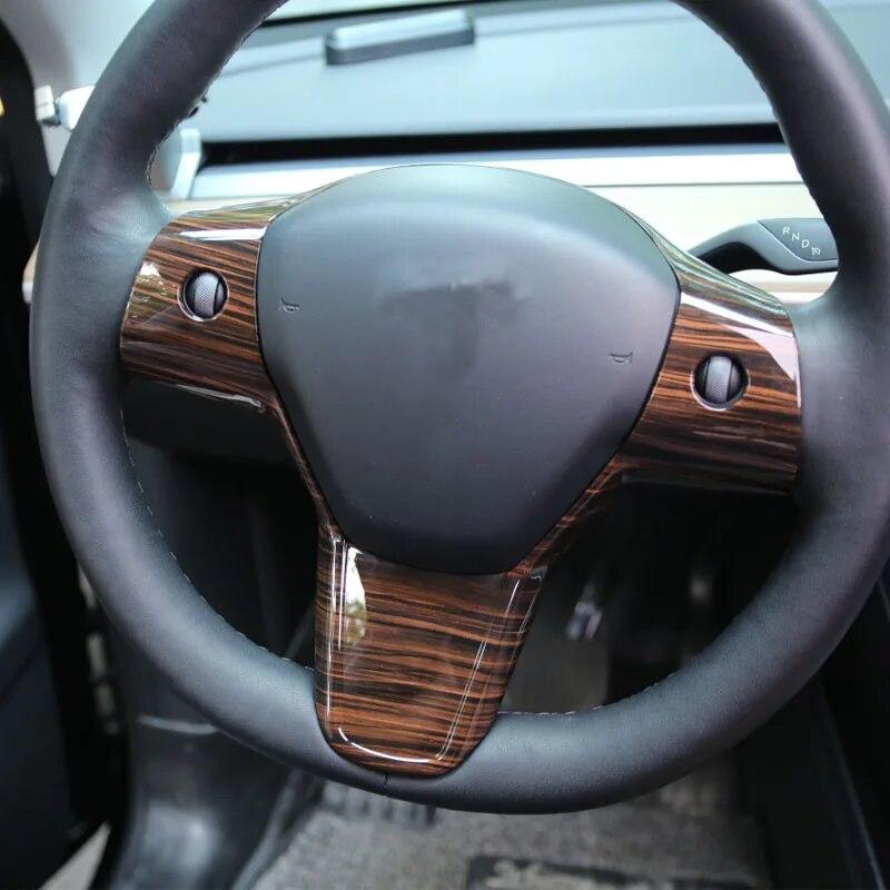 Mein gutes Auto Lenkradverkleidung mit Pailletten, Innendekoration, Zieraufkleber für Tesla Model 3 2016–2022, Model Y – 2022