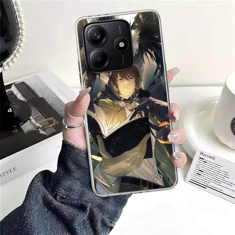 

N-Note D-Death Yagami Light Soft Phone Case For Xiaomi Redmi Note 15 14 14S 13 12 Pro Plus 12S 11 11S 11E 10 10S 11T 5G Fundas C Redmi Note 12 4G