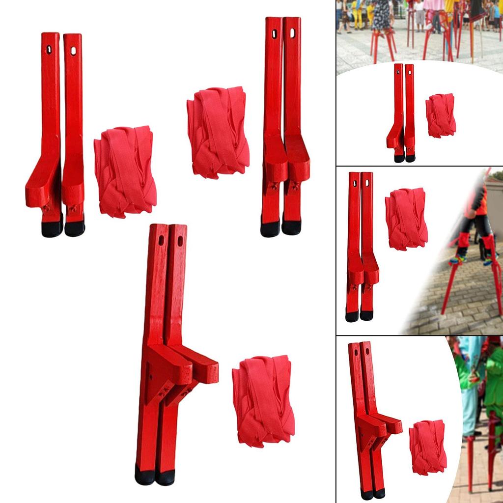 , Non-slip Wooden Stilts for Children And Adults