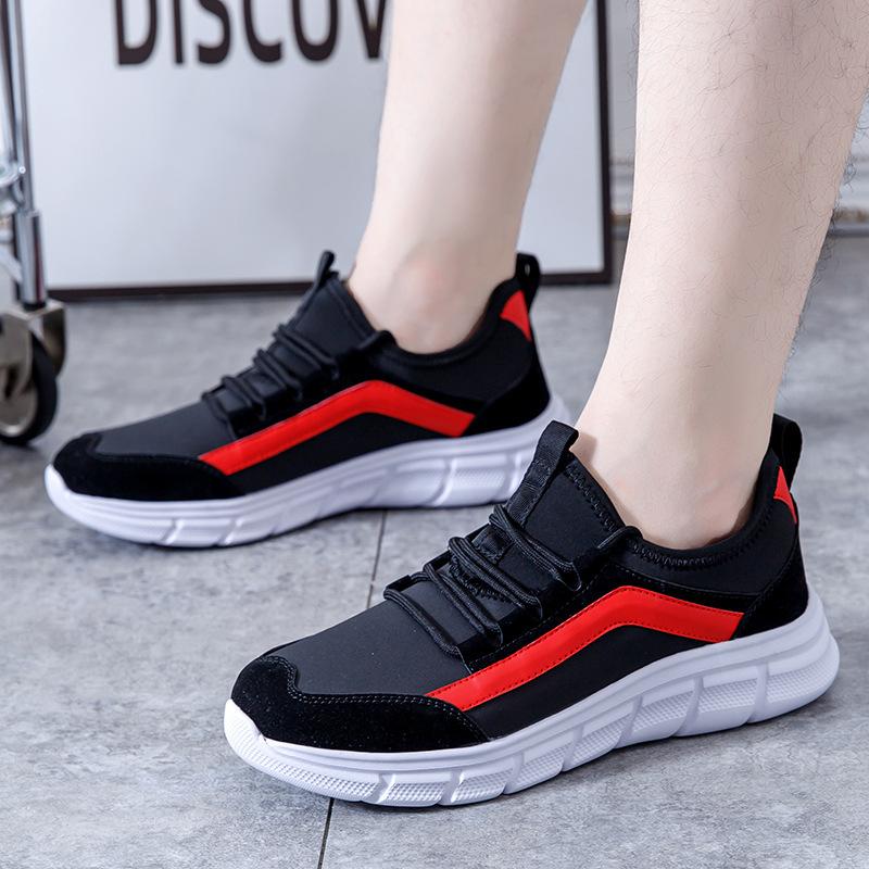 

2024 новые мужские кроссовки сетчатые кроссовки, спортивная обувь мужская корейская версия кроссовки повседневные мужские кроссовки большого размера 36 чёрный