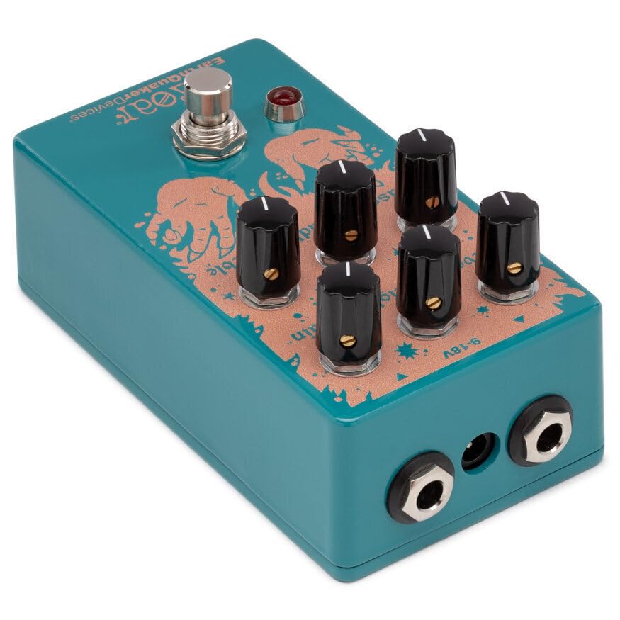 EarthQuaker Devices Zoar Dynamic Audio Grinder Water Blue and Coral Focus Cameras (For Only)