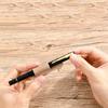 Creative Pen Holders Portable Pu Leather Pen Pouch With Keychain Pen Case Pocket Clip Home And Office Storage Supplies