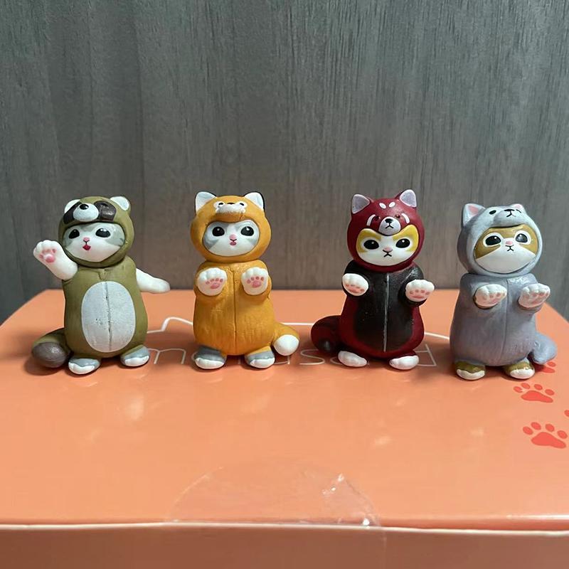 

1 шт. вентиляторы детский подарок Mofusand Shark Cat Blind Box Cos животные персонажи фигурки игрушки украшения куклы