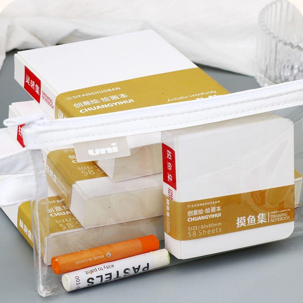 High-quality Thick Paper Paint Book 58 Sheets Not Transparent To Ink Sketchbook Inspiration Record Tearable Notebook Office