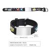 Stainless Steel All-gloss Medical Alert ID Bracelet Adjustable  , Silicone Personalized Jewelry Birthday Gift