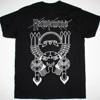 HAWKWIND SPACE ROCK NEUES SCHWARZES T-Shirt Schwarz Alle Größen Shirt Unisex T-Shirt