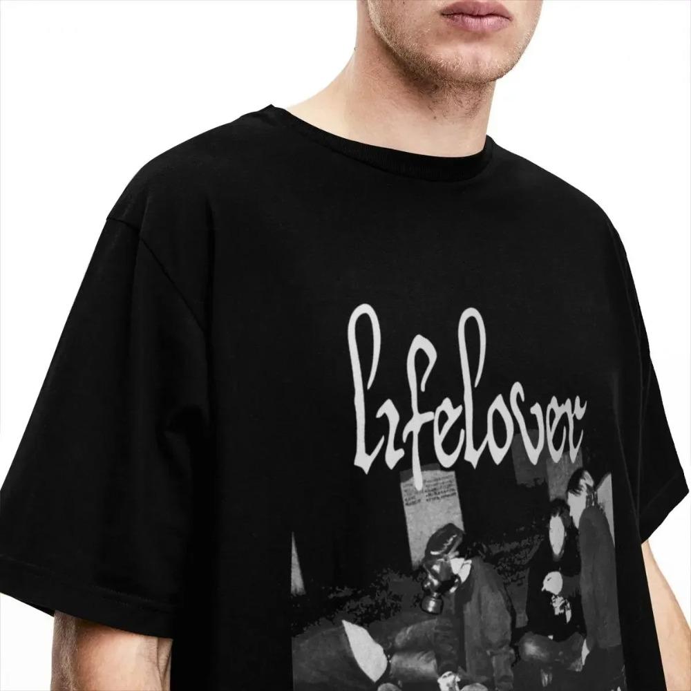 Men Women Lifelover Metal Band T-Shirt Accessories Vintage  T Shirts Top Tee Clothes Summer