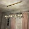 Modern Restaurant Chandelier Stainless Steel Lighting Fixtures Luxury LED Chandelier Coffee Shop Decoration Home Appliance