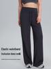 Damen Yoga-Hose in Übergröße, locker, gerade geschnitten - Sommer 2026, schmeichelnder Fall für Pilates