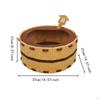 Cat Bed Cave House Semi Enclosed for Kitten Windowsill Indoor Outdoor Cats