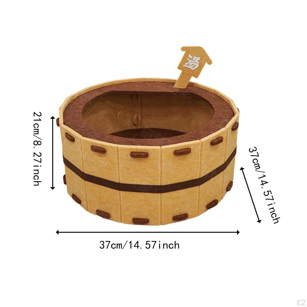 Cat Bed Cave House Semi Enclosed for Kitten Windowsill Indoor Outdoor Cats