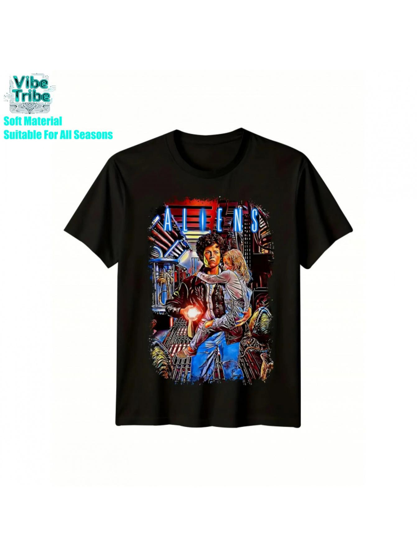 Men s & Women s Alien Movie Vintage 1986 Official T-Shirt - Xenomorph S