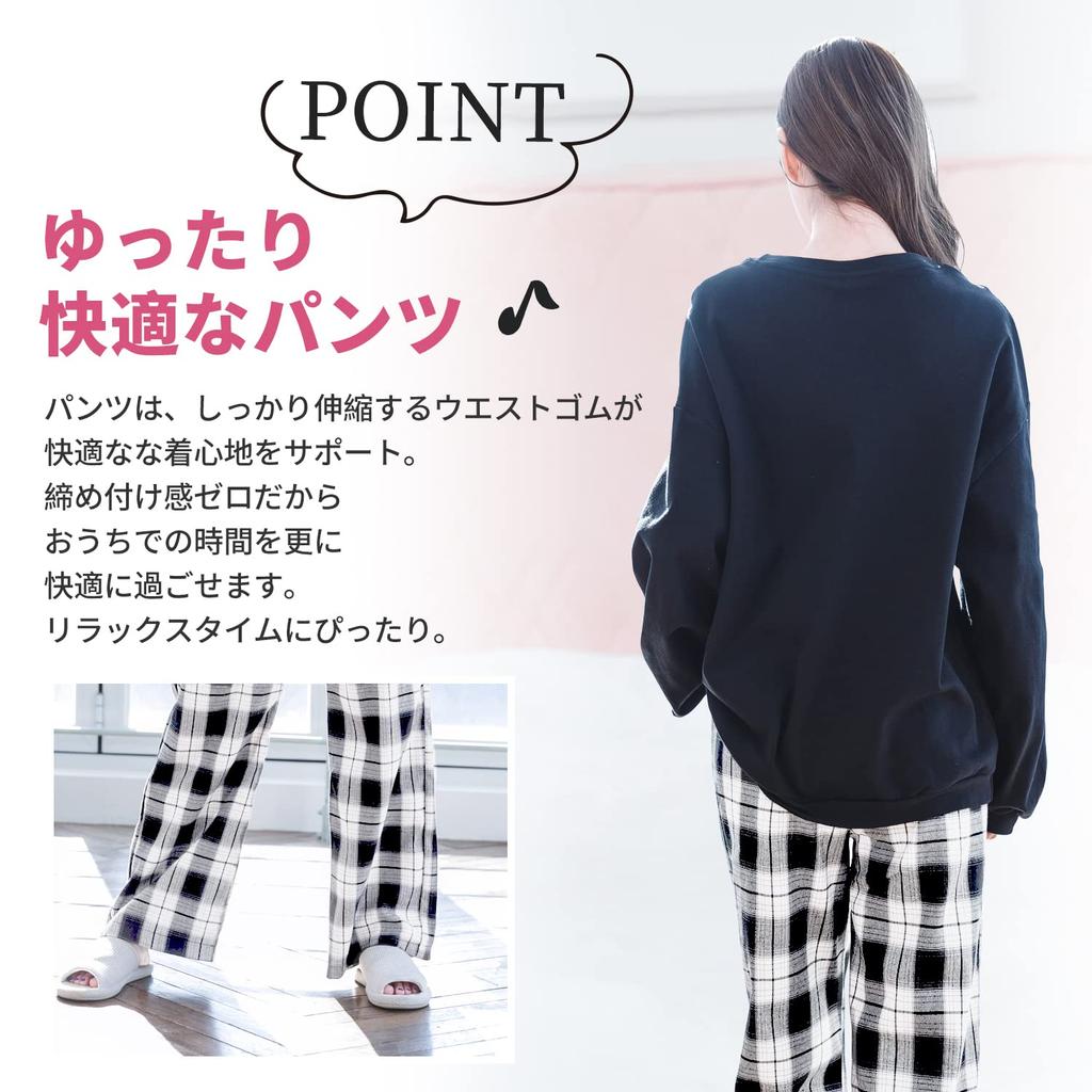 MiniZaru Long Sleeve Loungewear Pajama Set 3035 Women's (Size XL)